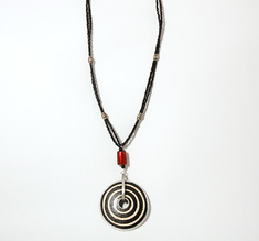 Halsband strutsägg, circles