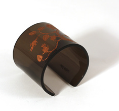 Armband Vildrosor, brons, 60 mm