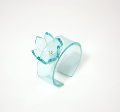 Armband ros clear aqua , 20 mm