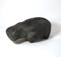 Hippo, svart sisal