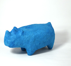 Rhino, blå sisal