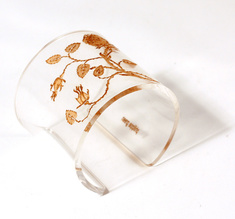 Armband Vildrosor, transparent, 60 mm