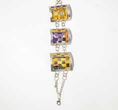 Armband 3 länkar gul